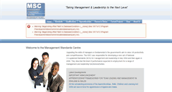 Desktop Screenshot of management-standards.org